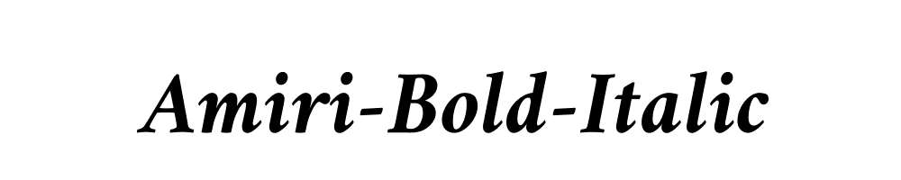 Amiri-Bold-Italic