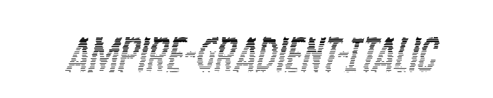 Ampire-Gradient-Italic