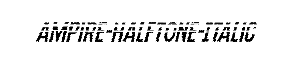 Ampire-Halftone-Italic