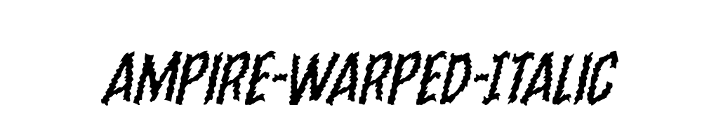 Ampire-Warped-Italic