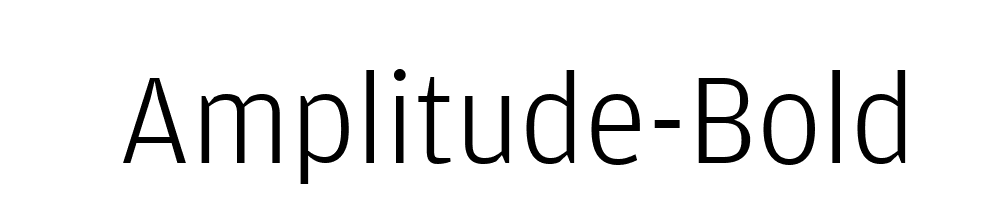 Amplitude Bold