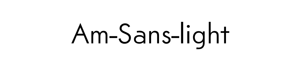 Am-Sans-light