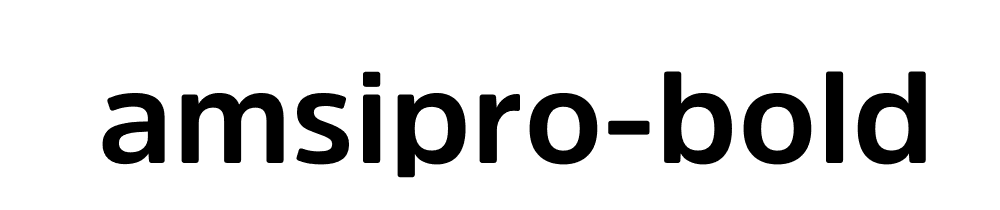 Amsipro Bold