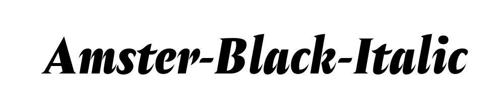 Amster-Black-Italic