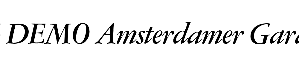  DEMO Amsterdamer Garamont Bold Italic