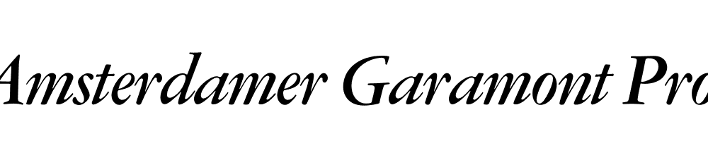  DEMO Amsterdamer Garamont Pro Bold Italic