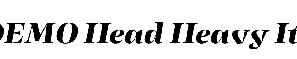 FSP DEMO Head Heavy It Italic