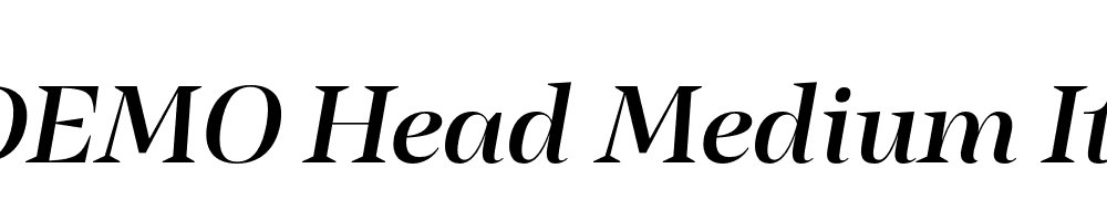 FSP DEMO Head Medium It Italic