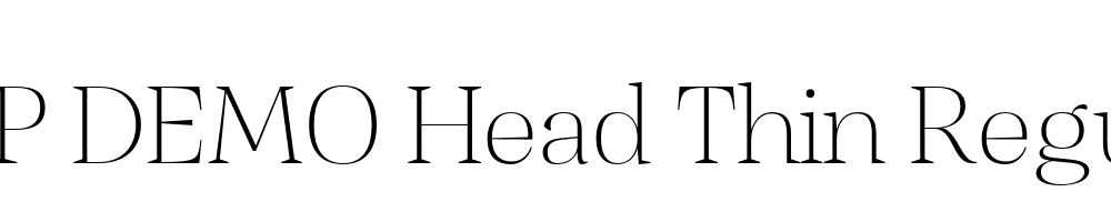 FSP DEMO Head Thin Regular