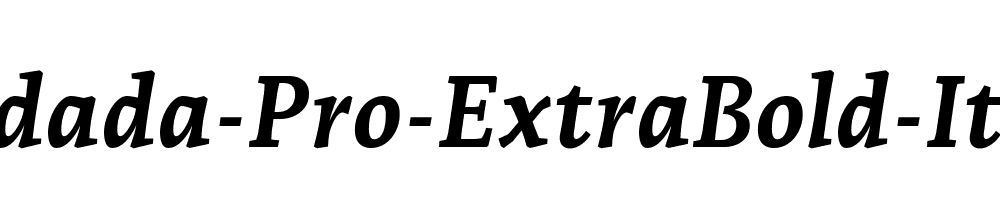 Andada-Pro-ExtraBold-Italic