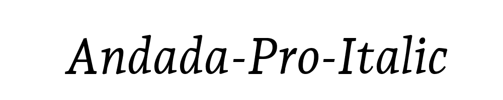 Andada-Pro-Italic