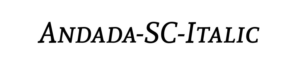 Andada-SC-Italic