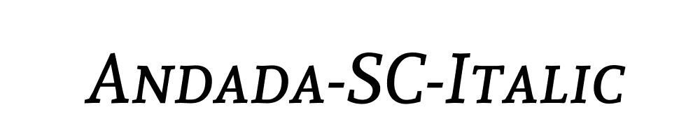 Andada-SC-Italic