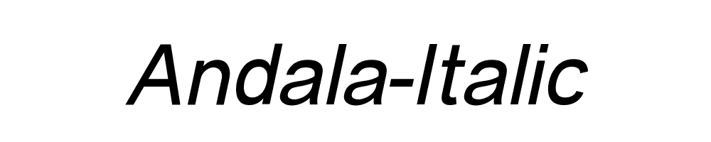 Andala-Italic