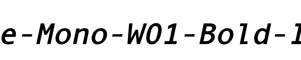 Andale-Mono-W01-Bold-Italic