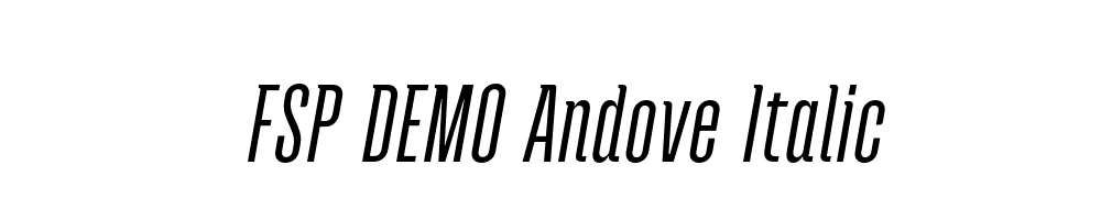 FSP DEMO Andove Italic