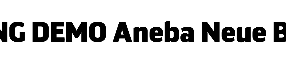  DEMO Aneba Neue Bold Regular