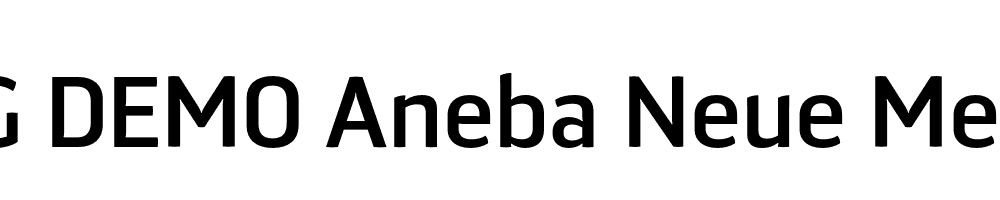  DEMO Aneba Neue Medium Regular