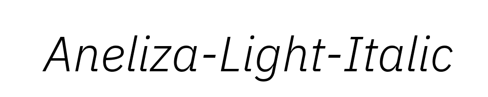 Aneliza-Light-Italic