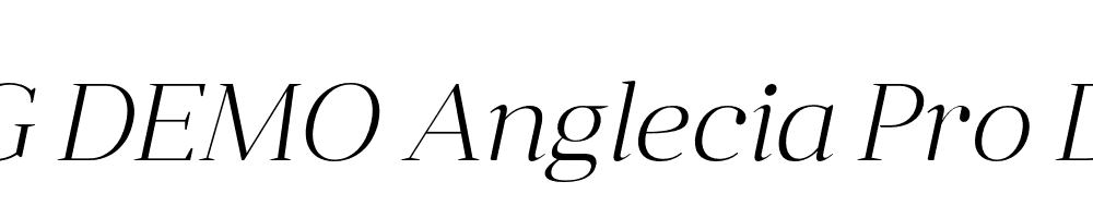  DEMO Anglecia Pro Dsp ExLt Italic