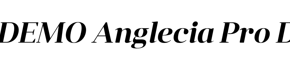  DEMO Anglecia Pro Dsp SmBd Italic