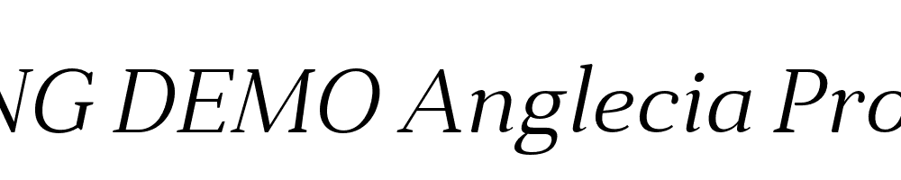  DEMO Anglecia Pro Txt Lt Italic