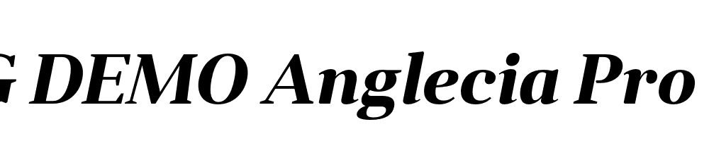  DEMO Anglecia Pro Tit Bold Italic