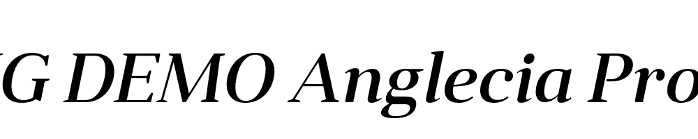  DEMO Anglecia Pro Tit Md Italic