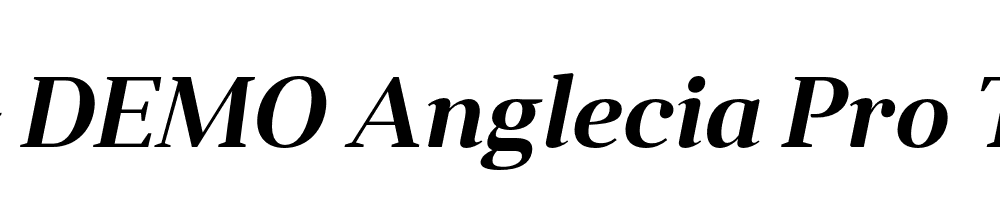  DEMO Anglecia Pro Tit SmBd Italic