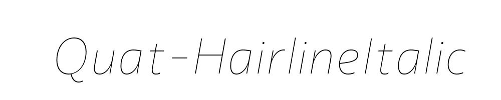 Quat-HairlineItalic