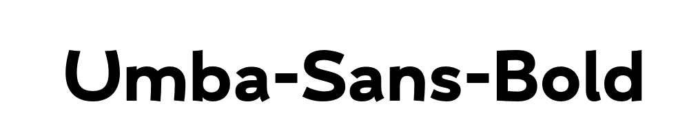 Umba-Sans-Bold