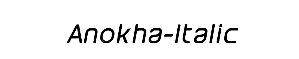 Anokha-Italic