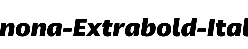 Anona-Extrabold-Italic