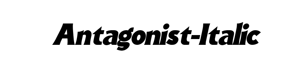 Antagonist-Italic