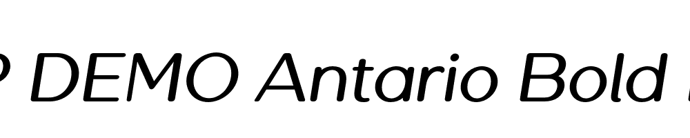 FSP DEMO Antario Bold Italic