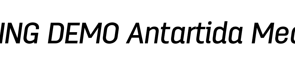  DEMO Antartida Medium Italic