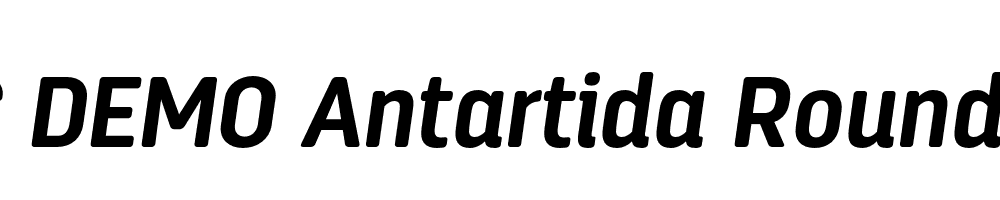  DEMO Antartida Rounded Bold Italic