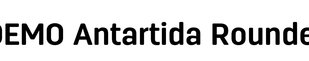  DEMO Antartida Rounded Bold Regular