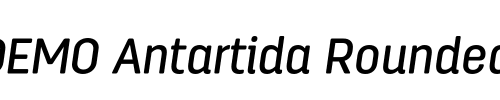  DEMO Antartida Rounded Medium Italic