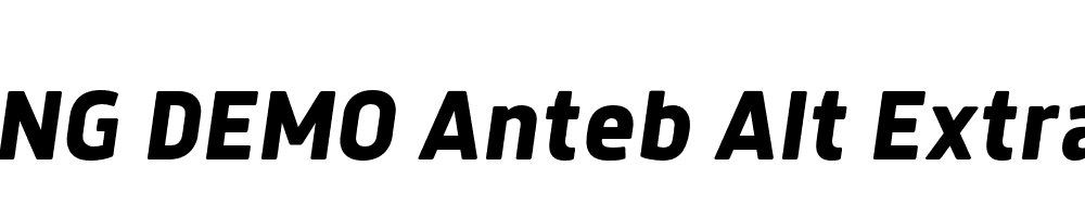  DEMO Anteb Alt ExtraBold Italic