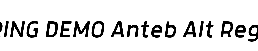  DEMO Anteb Alt Regular Italic