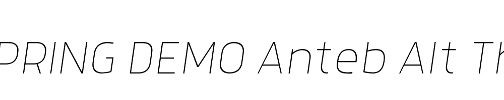  DEMO Anteb Alt Thin Italic