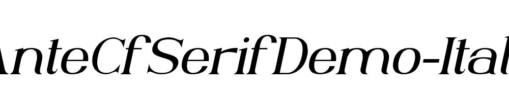 AnteCfSerifDemo-Italic