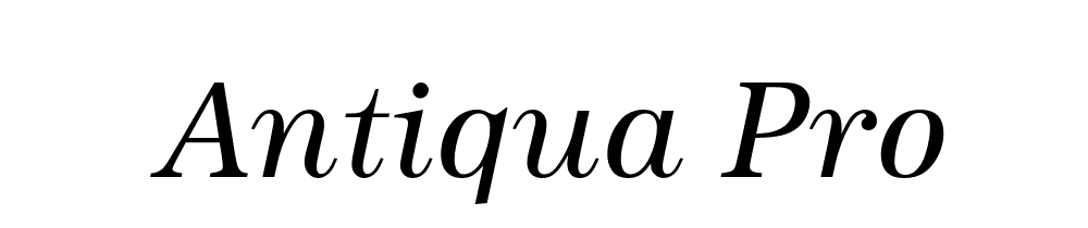 Antiqua Pro