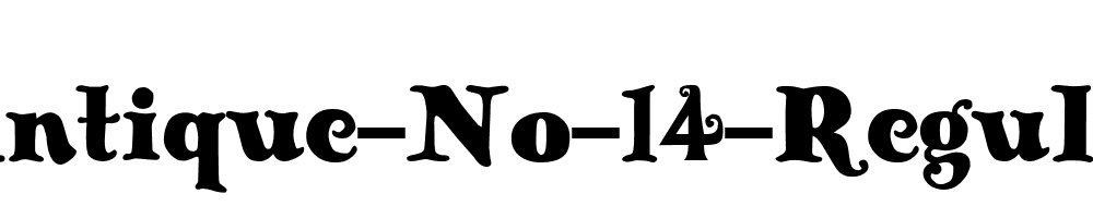 Antique-No-14-Regular