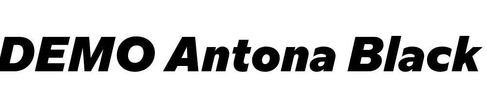 FSP DEMO Antona Black Italic