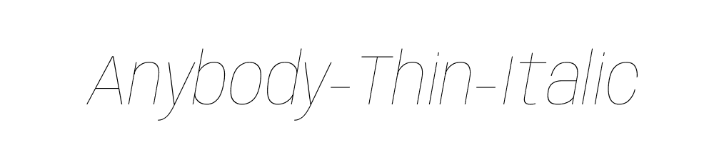 Anybody-Thin-Italic