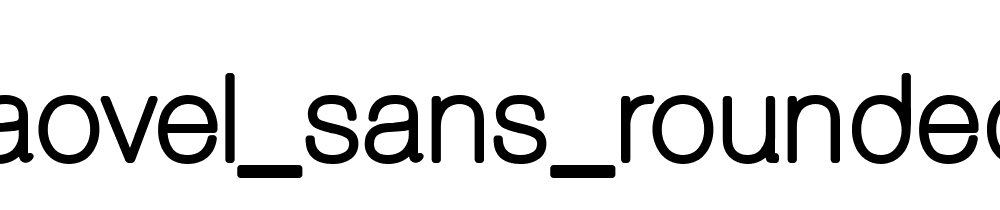 Aovel_sans_rounded