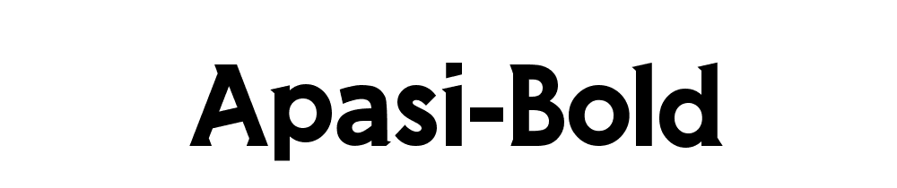 Apasi Bold