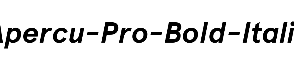 Apercu-Pro-Bold-Italic